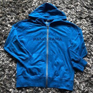 Panorama Graphic Lightweight Full Zip Hoodie ~ Size Medium